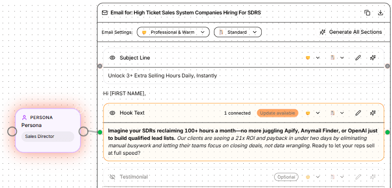 Email Generation